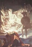 Jean Auguste Dominique Ingres The Dream of Ossian (mk10) Sweden oil painting artist
